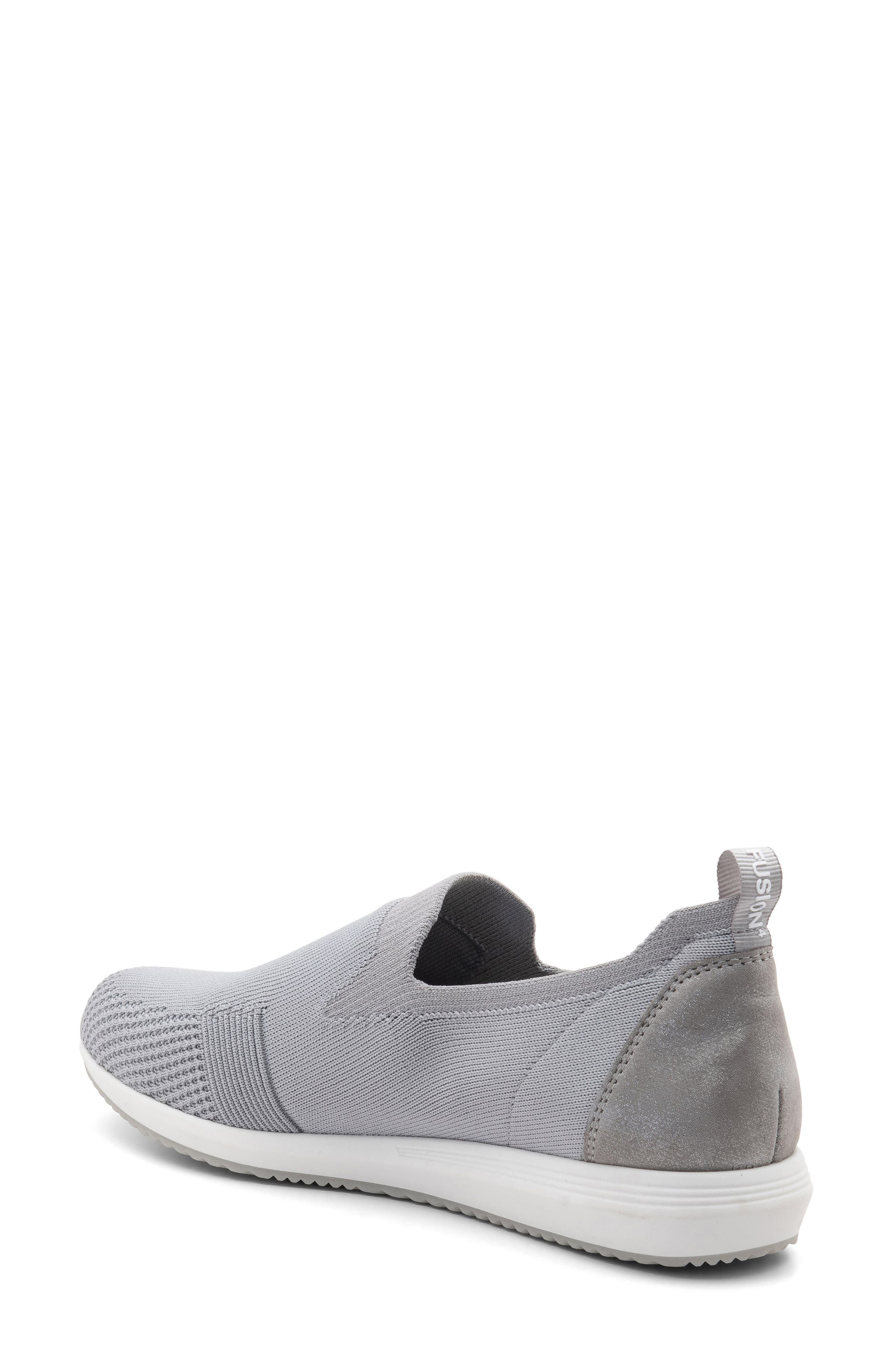 ara Leena II Slip-On Sneaker, Alternate, color, Pebble Woven Stretch