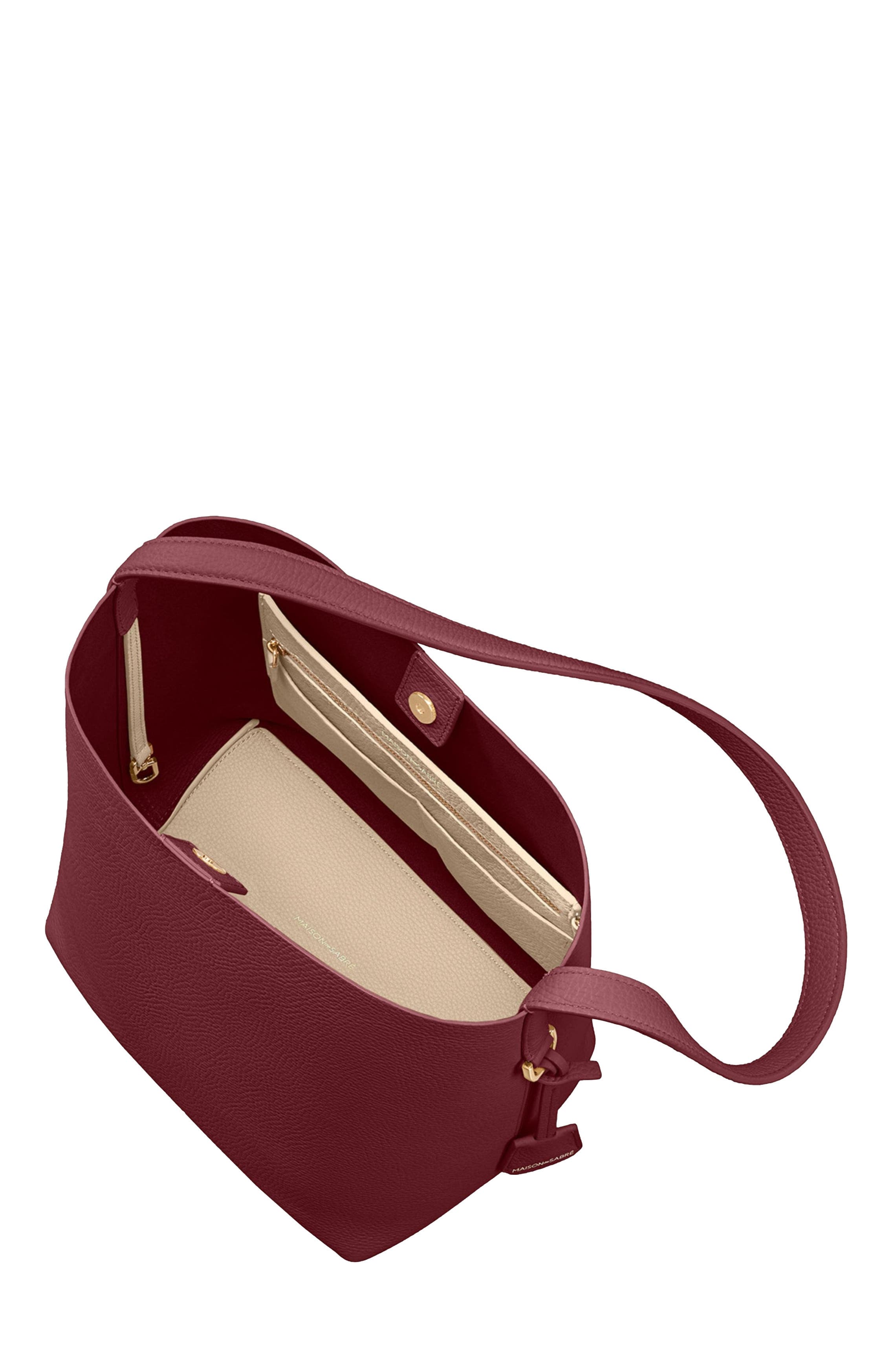 The Bucket Soft Tote, Alternate, color, Plum Nude