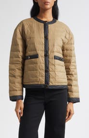 Veronica Beard Pearson Down Dickey Jacket