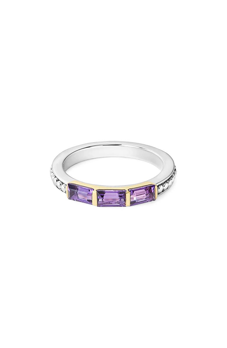 LAGOS Rittenhouse Amethyst Stacking Ring, Alternate, color, 