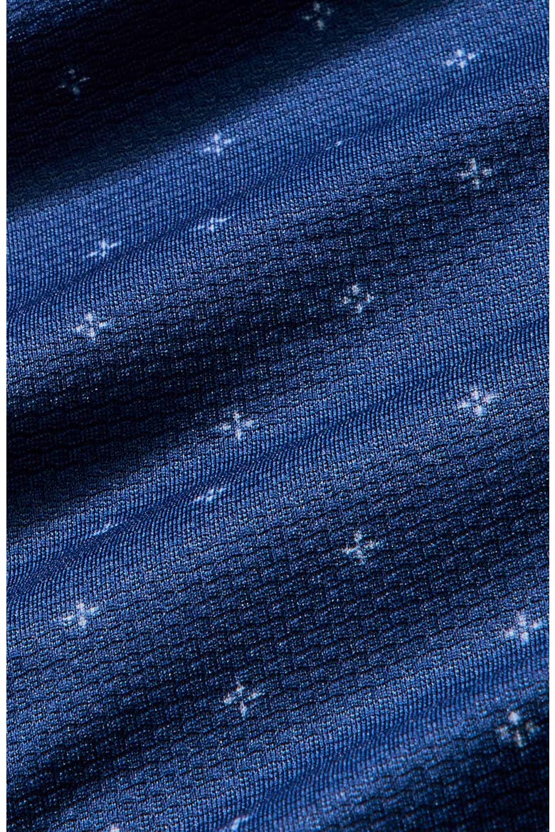 Halyard Trim Fit Performance Polo, Alternate, color, MIDNIGHT NAVY SCATTERED JACK