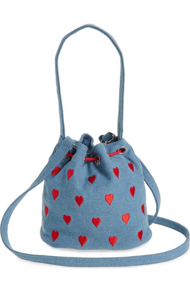Ruby & Ry Kids' Denim Bucket Bag, Alternate, color,