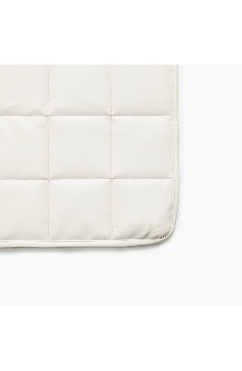 GATHRE Quilted Play Mat, Alternate, color, Ivory
