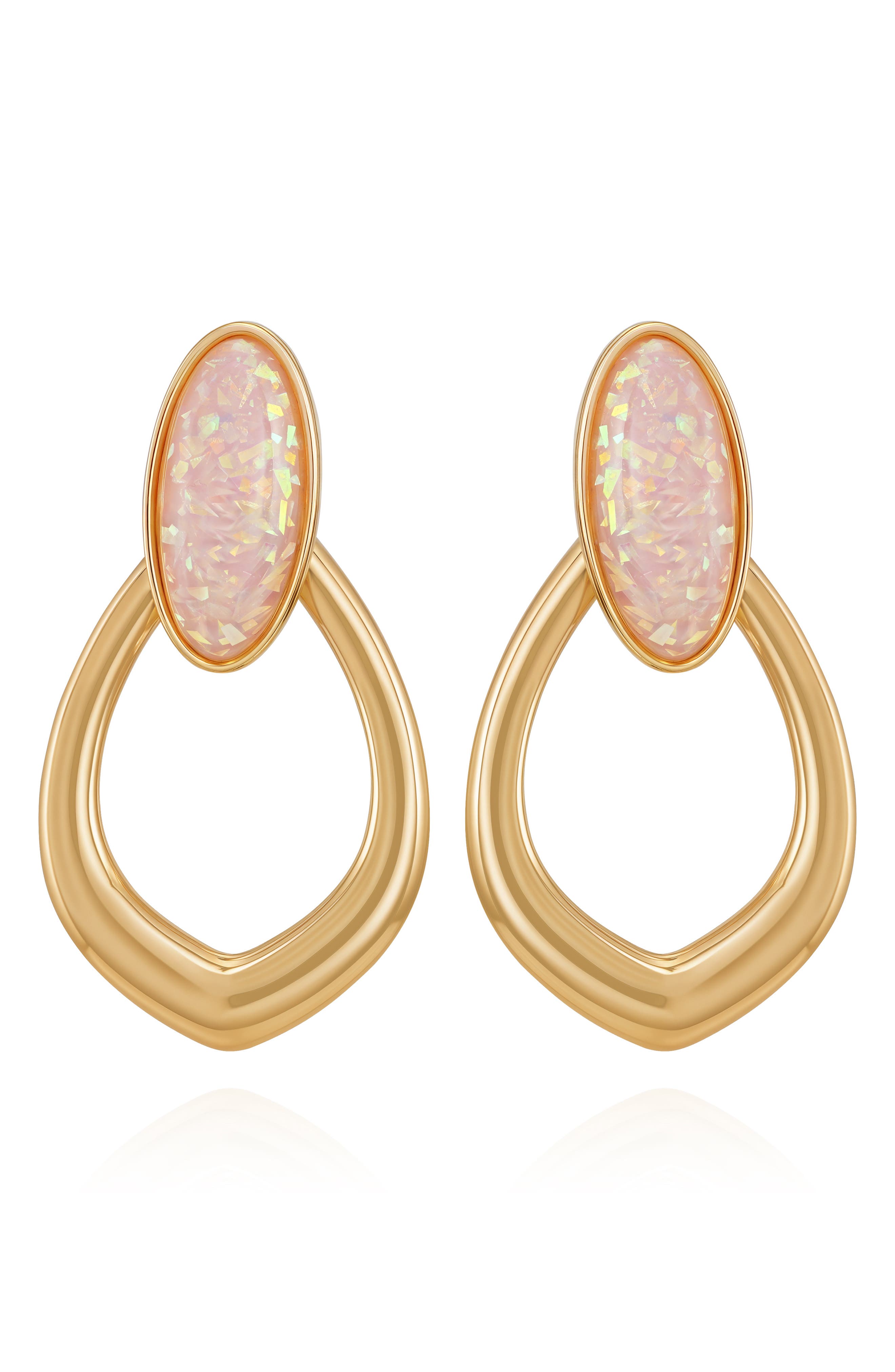 GOLDTONE/ PINK OPAL