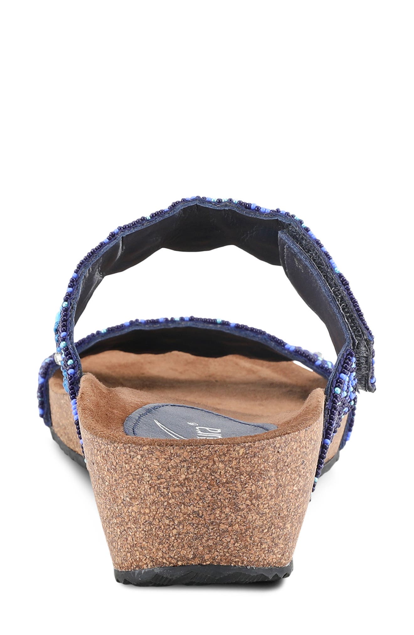 Bahama Embellished Slide Sandal, Alternate, color, NAVY MULTI