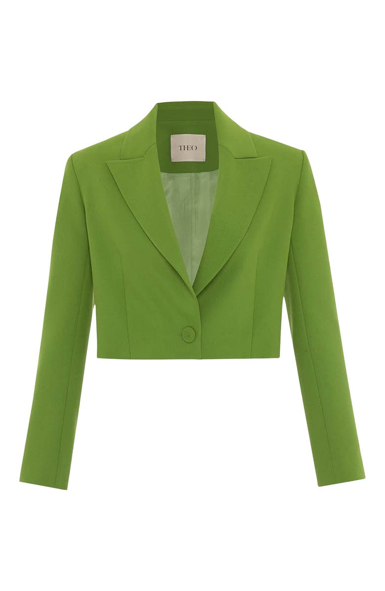 THEO The Label Harmonia Cropped Jacket, Alternate, color, 