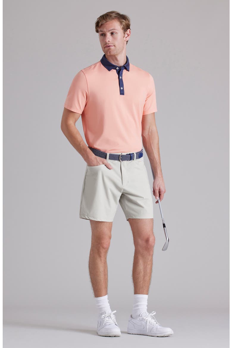 Momentum 7-Inch Golf Shorts, Alternate, color, FOSSIL GRAY