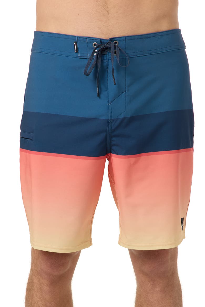 Hyperfreak Heat Block Swim Trunks, Main, color, PERSIMMON