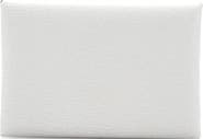 Pre-Owned Hermes Calvi Duo Card Holder Chevre Mysore