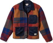 Brixton Delilah Plaid High Pile Fleece Jacket