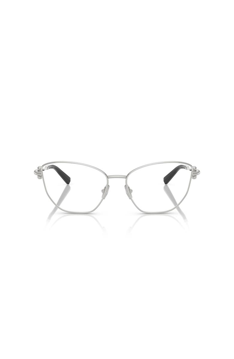 Tiffany & Co. 57mm Cat Eye optical glasses, Alternate, color, Silver