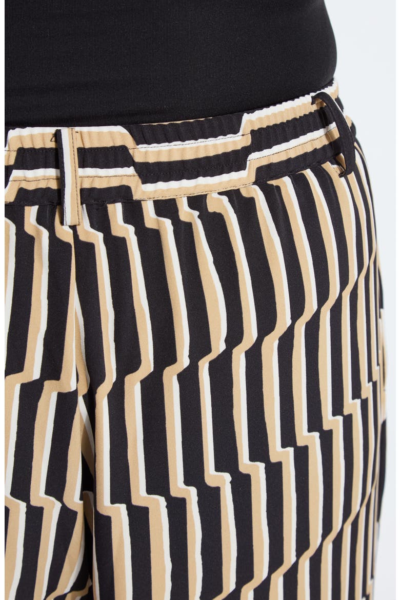 Santana Pleated Trousers, Alternate, color, BREEZY STRIPE