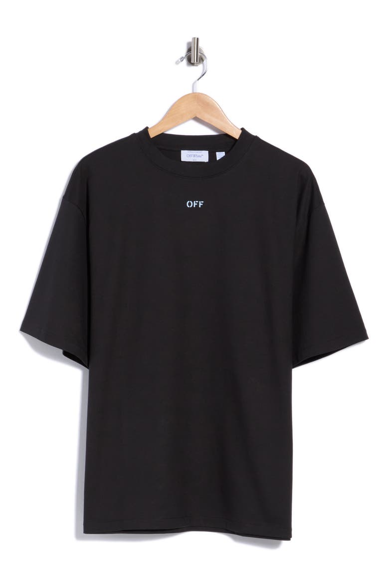 Skate Fit Spray Arrow Cotton T-Shirt, Alternate, color, BLACK