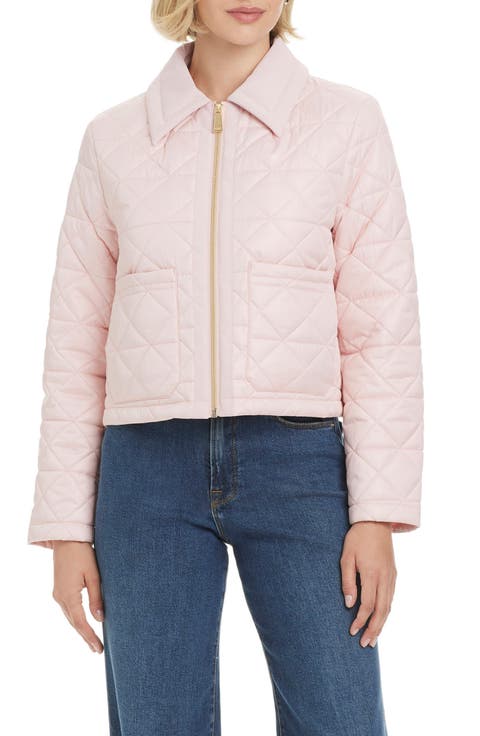 Zip Front Quilted Jacket