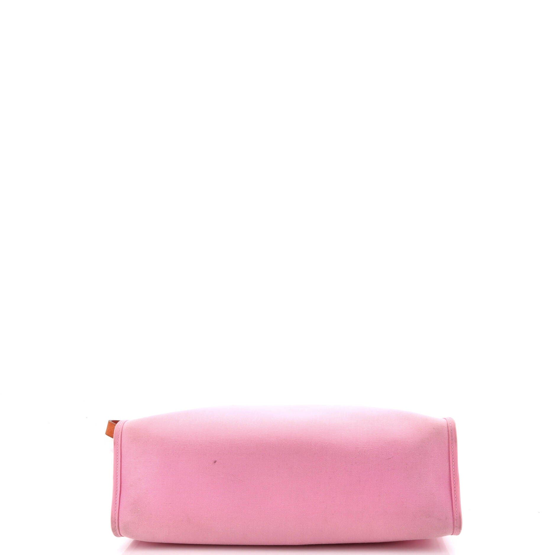 Pre-Owned Hermes Herbag Zip Leather and Toile 31, Alternate, color, Mauve Sylvestre