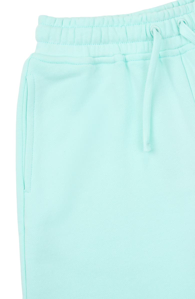 RtA Kids' Conner Cotton Sweat Shorts, Alternate, color, Turquoise Spike Rta