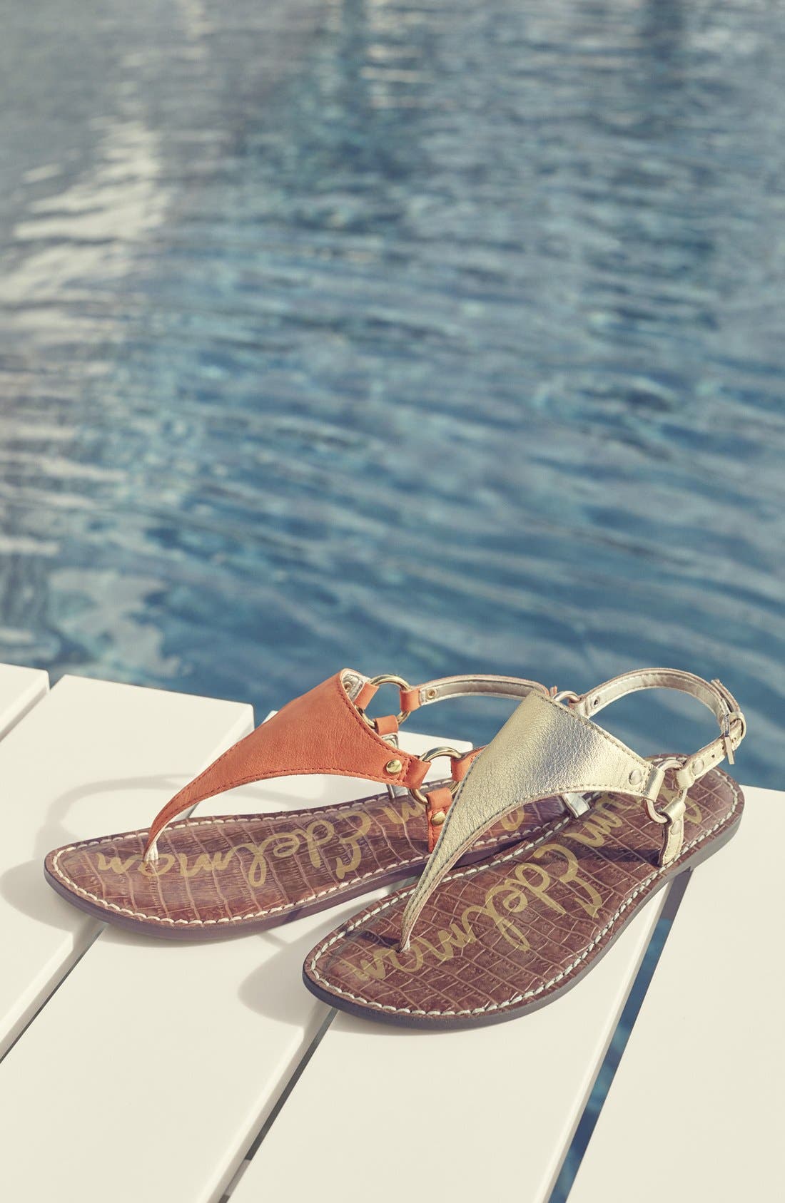 Sam Edelman Greta Sandal, Alternate, color, Tangelo Leather