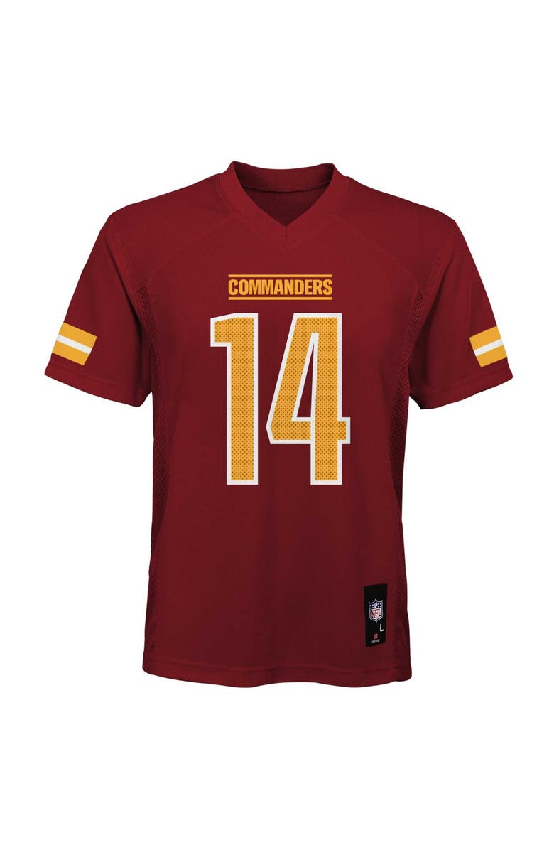 Outerstuff Youth Sam Howell Burgundy Washington Commanders Replica Player Jersey, Alternate, color, 