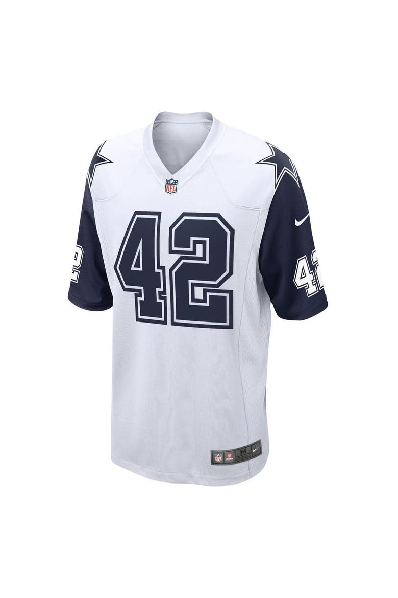 Men's Nike Deuce Vaughn White Dallas Cowboys Alternate Game Jersey, Alternate, color, White