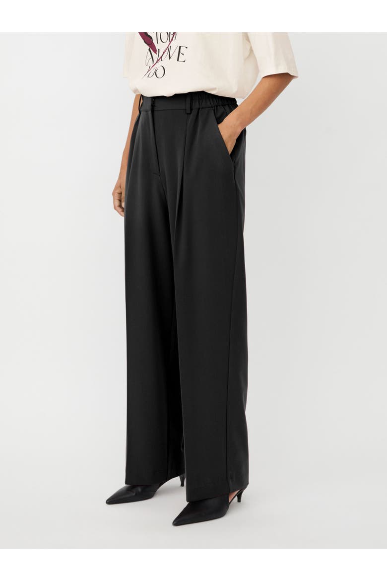 Mapryscian High Waisted Wide Leg Pants, Main, color, Black