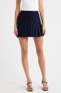 Reformation Mina Regenerative Merino Wool Pleated Skirt