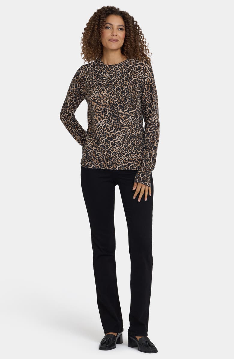NYDJ Cheetah Sweater, Alternate, color, Onyx Cheetah