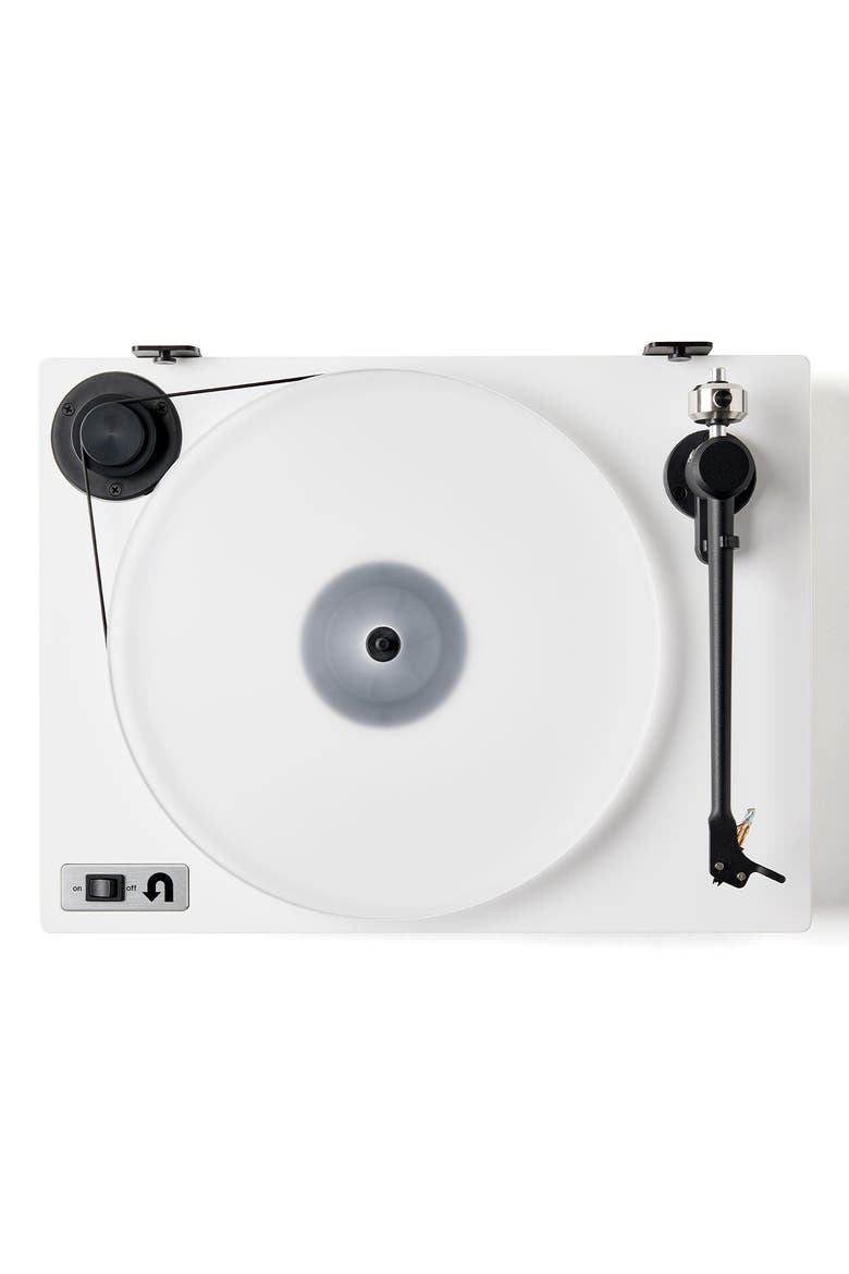 Orbit 2 Plus Turntable with Ortofon OM 5E Cartridge, Alternate, color, White