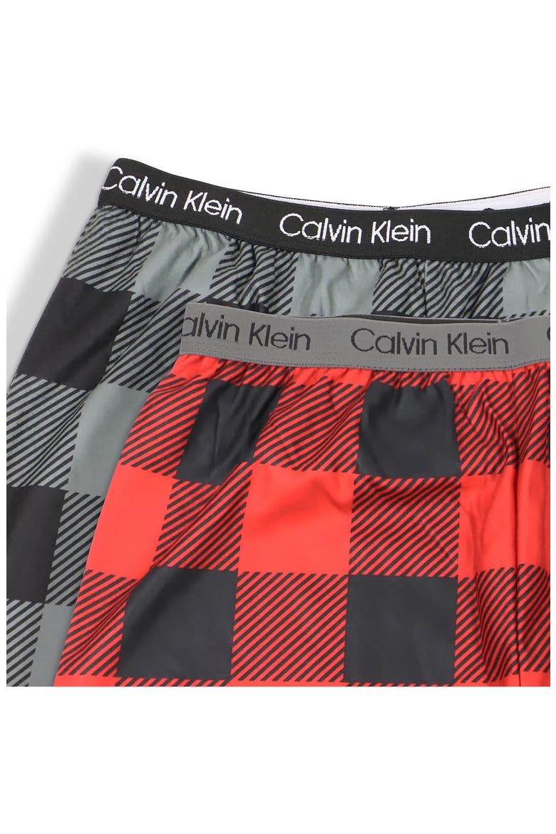Kids' 2-Pack Sleep Pants, Alternate, color, RED PLAID/BLACK PLAID
