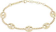 Zoë Chicco 14K Gold Mariner Station Bracelet