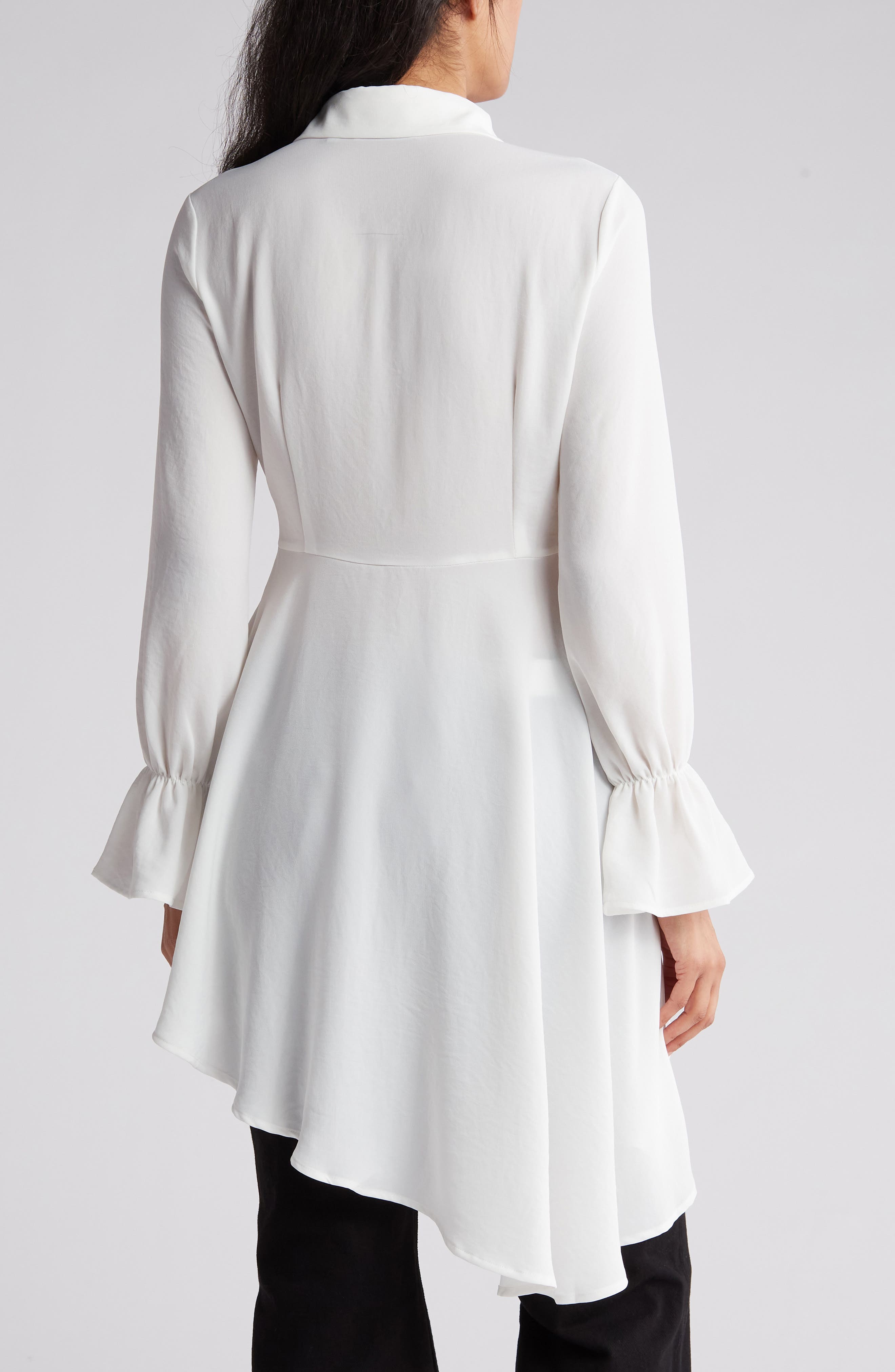 Hilo Asymmetric Button-Up Shirt - image 4