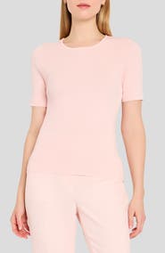 Tahari ASL Short Sleeve Sweater