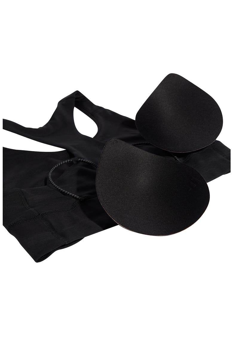adi365 Running Pocket Medium Support Bra, Alternate, color, BLACKDNU