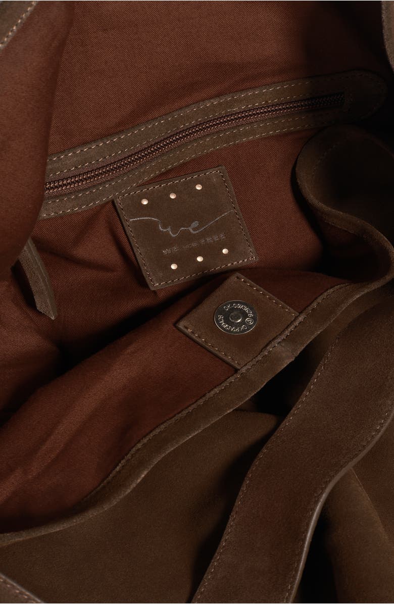 Free People WTF Honor Suede Hobo Bag, Alternate, color,