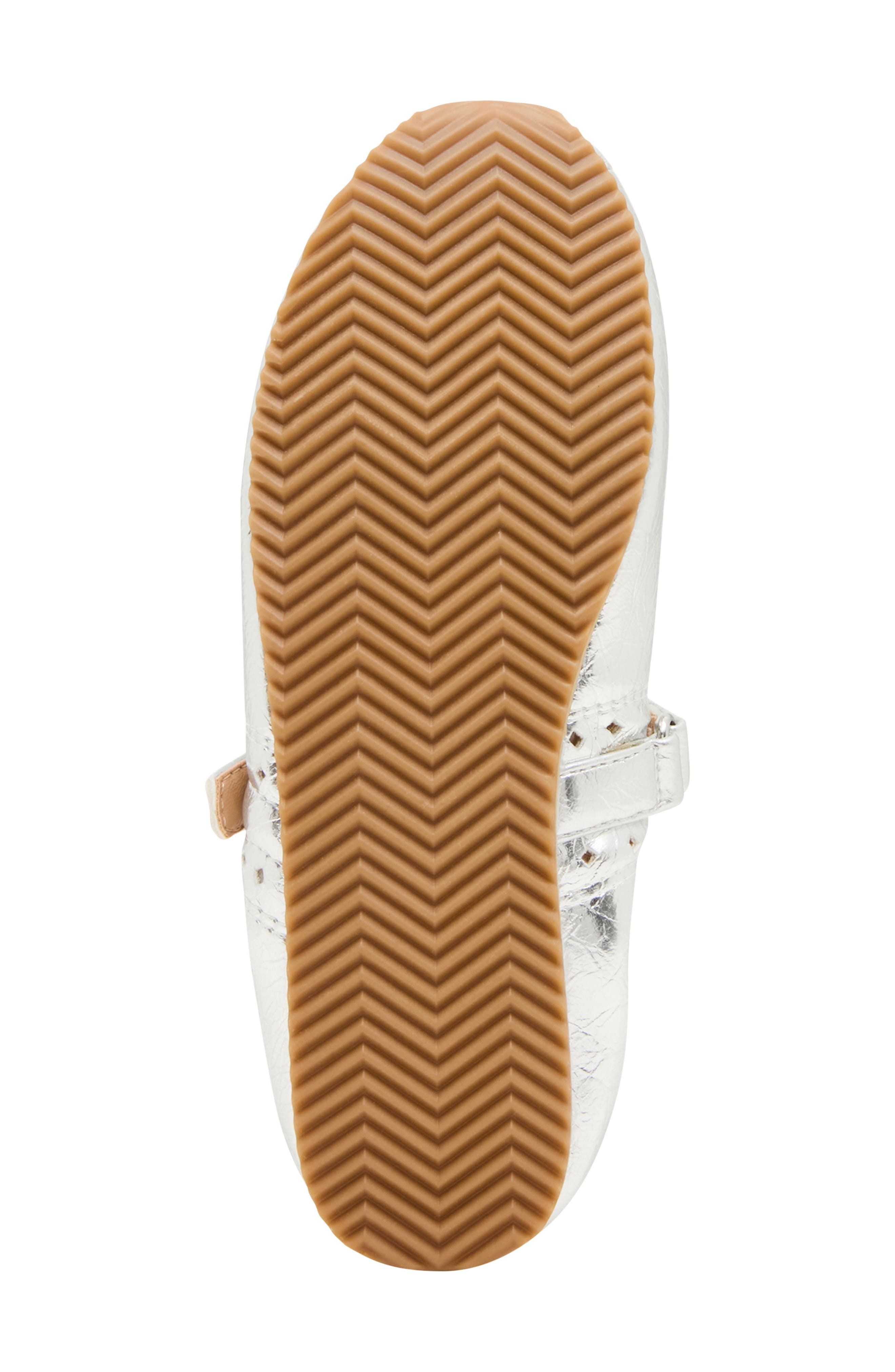 Kids' JAnaya Flat, Alternate, color, SILVER