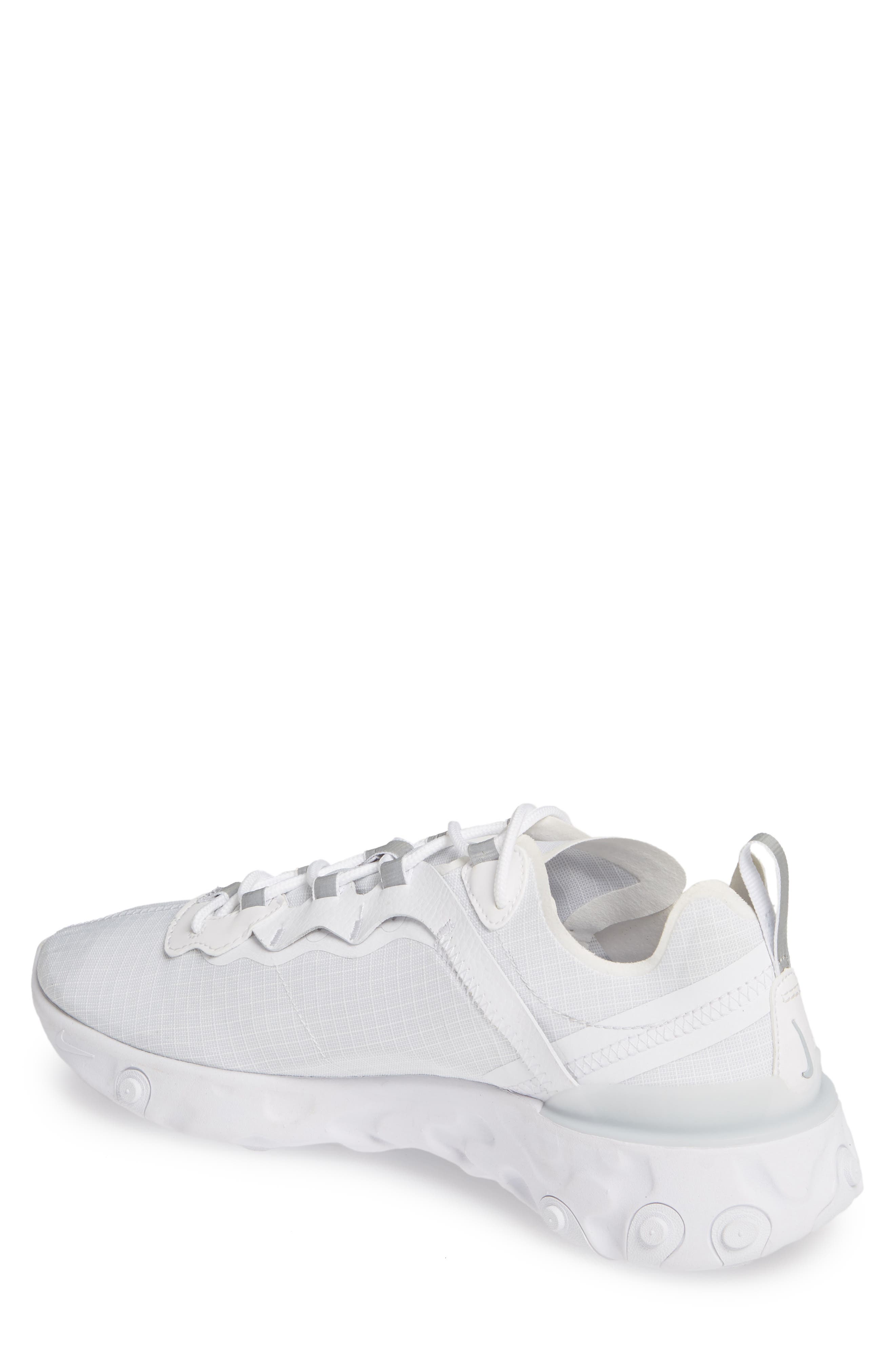 React Element 55 SE Sneaker, Alternate, color, WHITE/ PURE PLATINUM