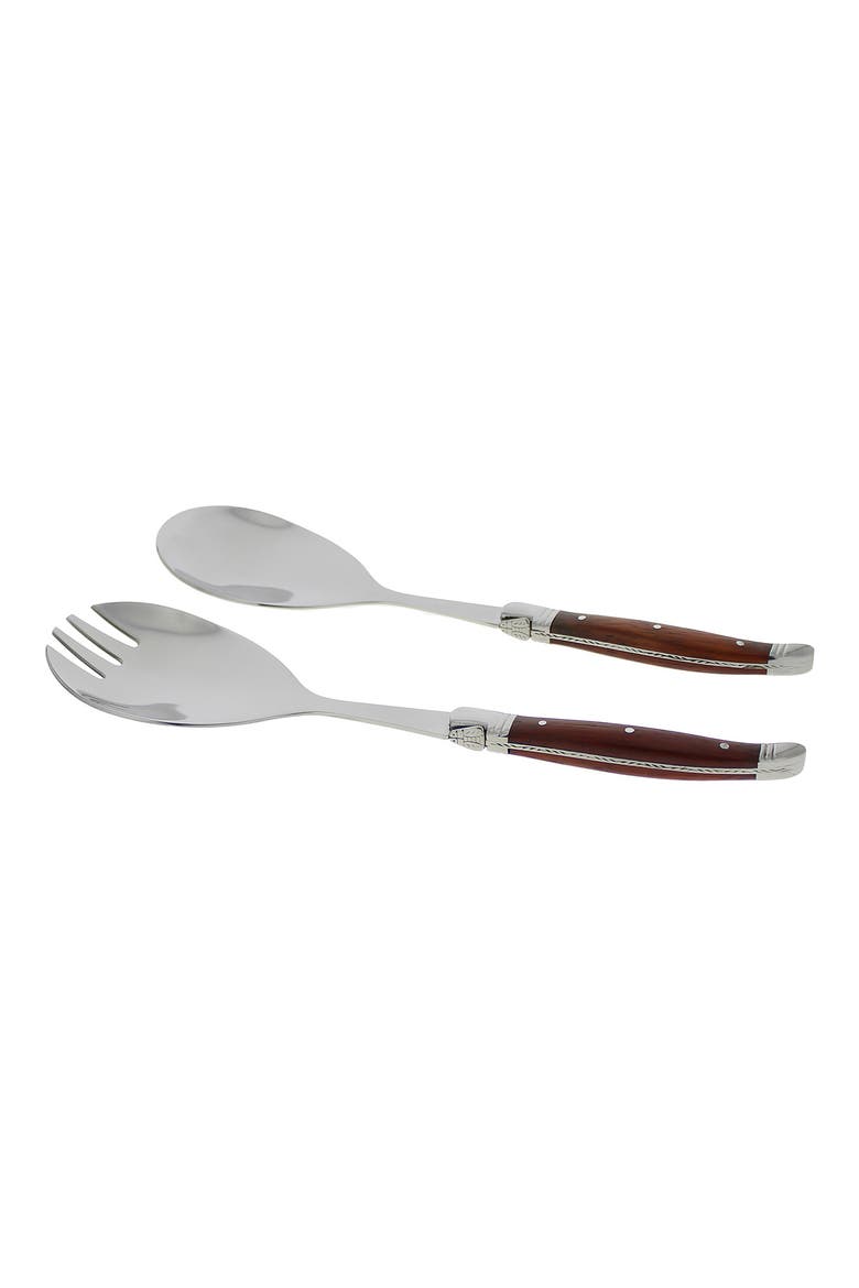 2-Piece Laguiole Connoisseur Rosewood Salad Servers, Alternate, color, WOOD GRAIN