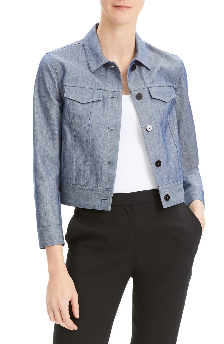Theory Denim Jacket, Main, color, 