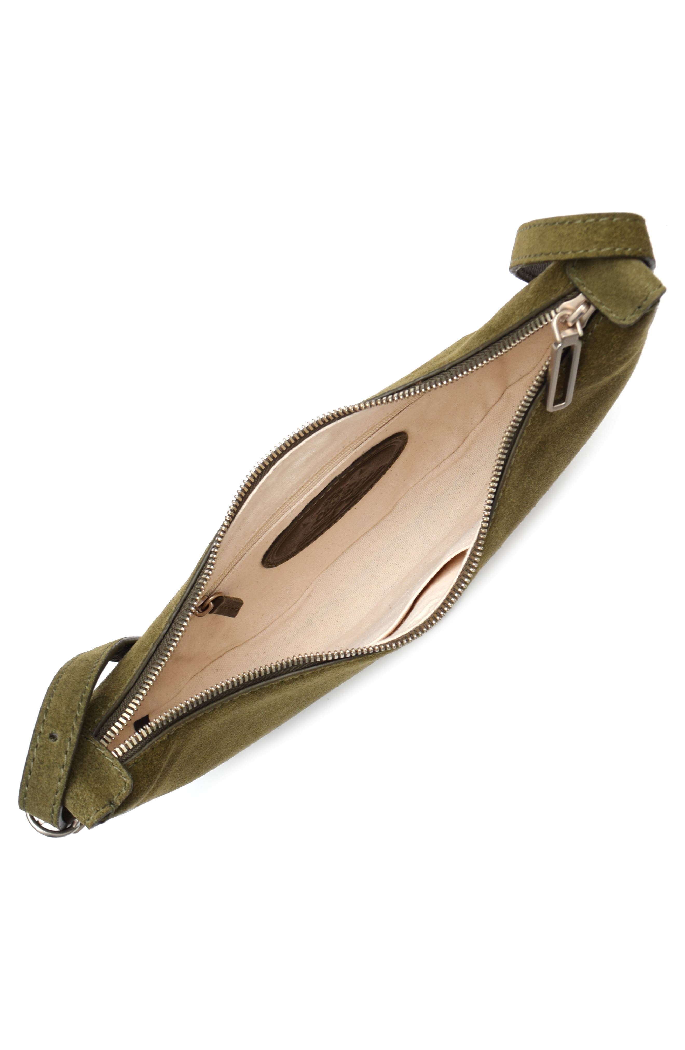 New Amsterdam Leatherworks Silas Crossbody Bag, Alternate, color, Olive