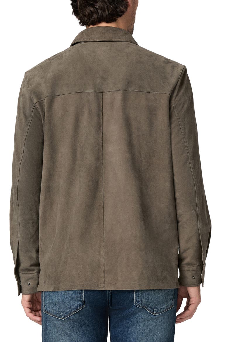 Baltimore Leather Shirt Jacket, Alternate, color, TUNDRA
