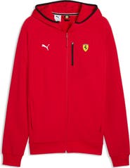 PUMA Ferrari Motosport Hooded Zip Front Sweatshirt
