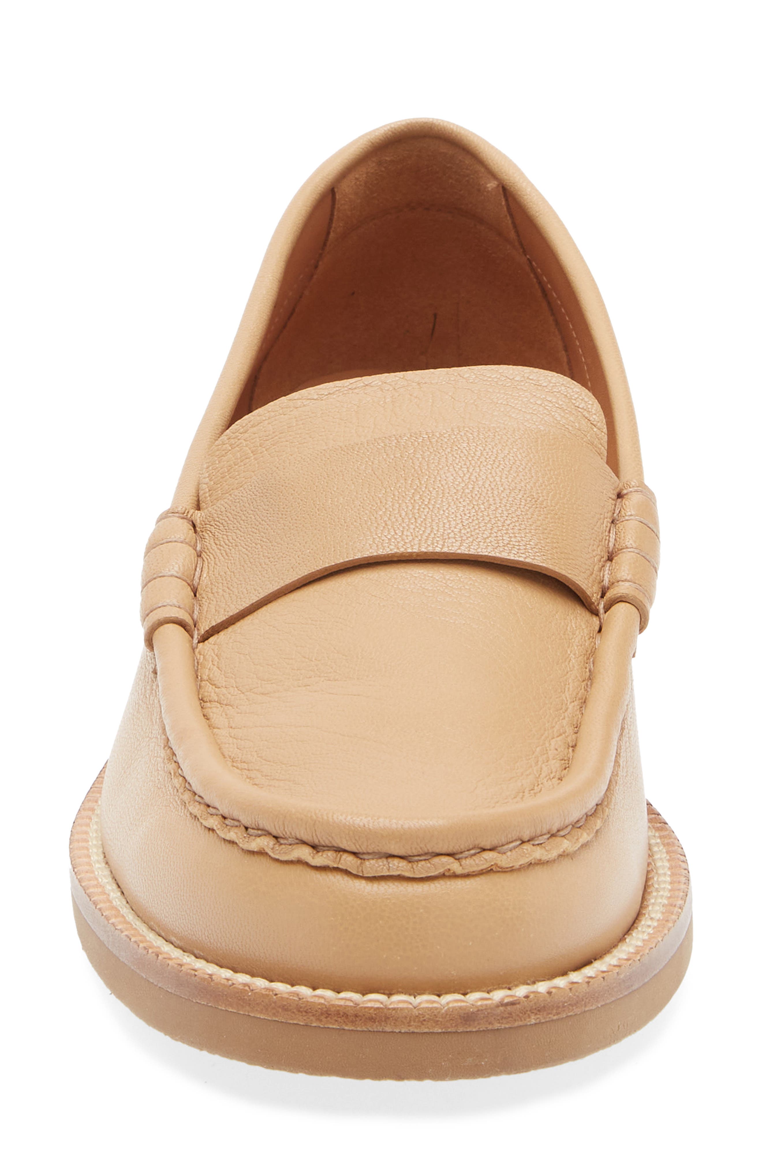 Pedro Garcia Stina Loafer, Alternate, color, Straw Soft Leather