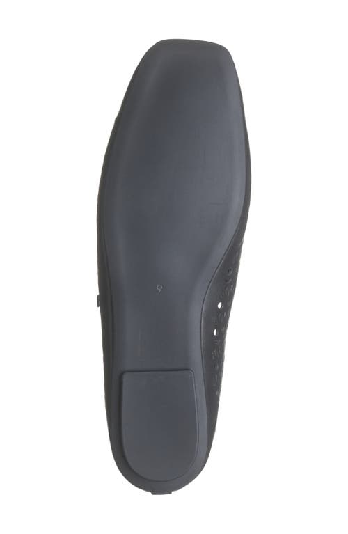 JEFFREY CAMPBELL JEFFREY CAMPBELL KHLOE PERFORATED SQUARE TOE FLAT 