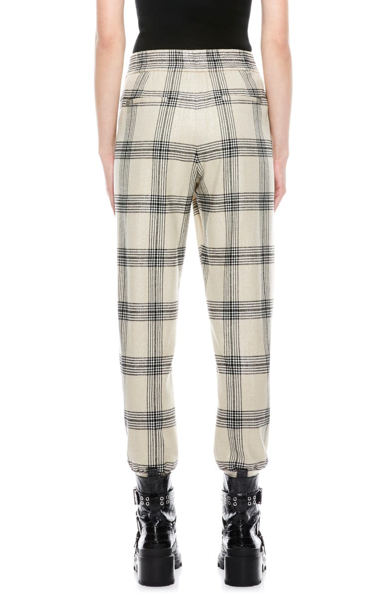 Alice + Olivia Pete Plaid Pants, Alternate, color,