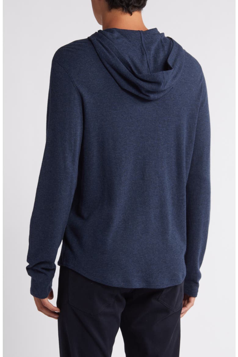 Pima Cotton Blend Hoodie, Alternate, color, COASTAL