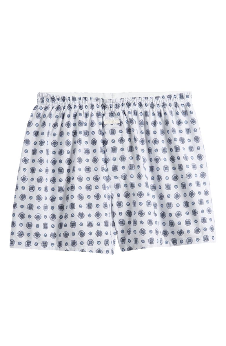 SKIMS Cotton Poplin Boxers, Alternate, color, Foulard Print