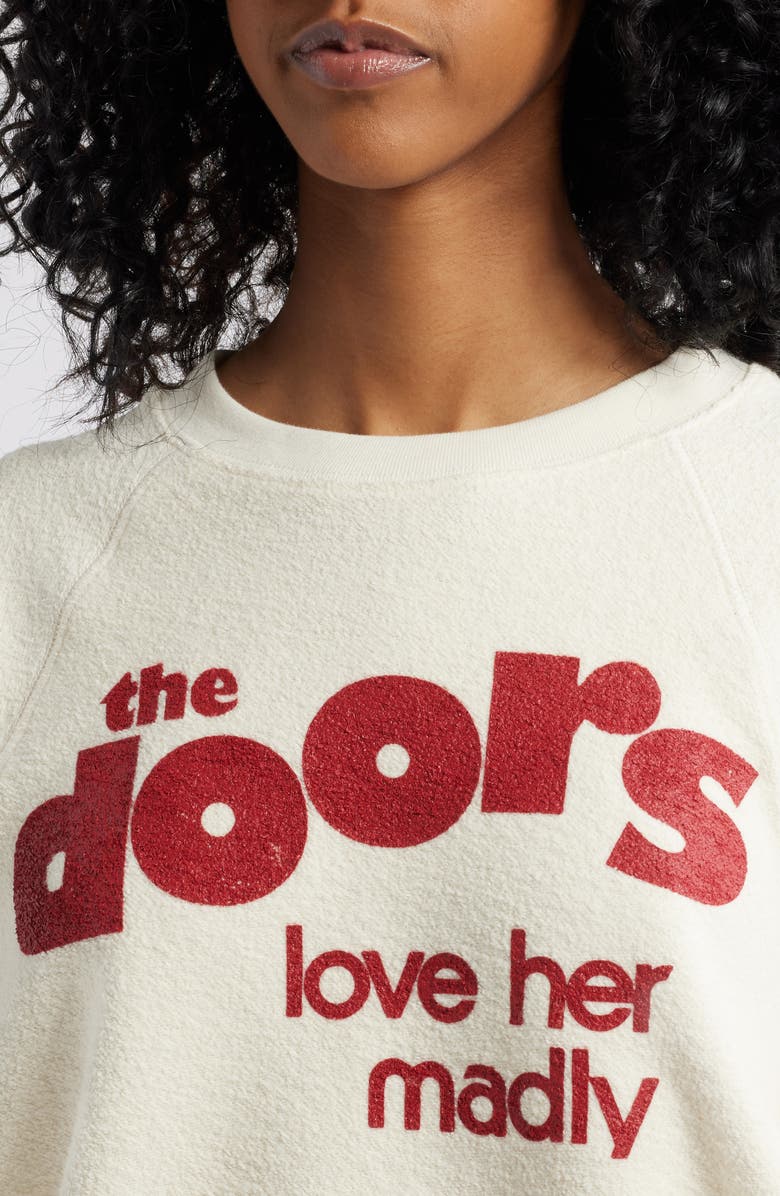 Daydreamer The Doors Love Her Madly Cotton Graphic Sweatshirt, Alternate, color, Stone Vintage