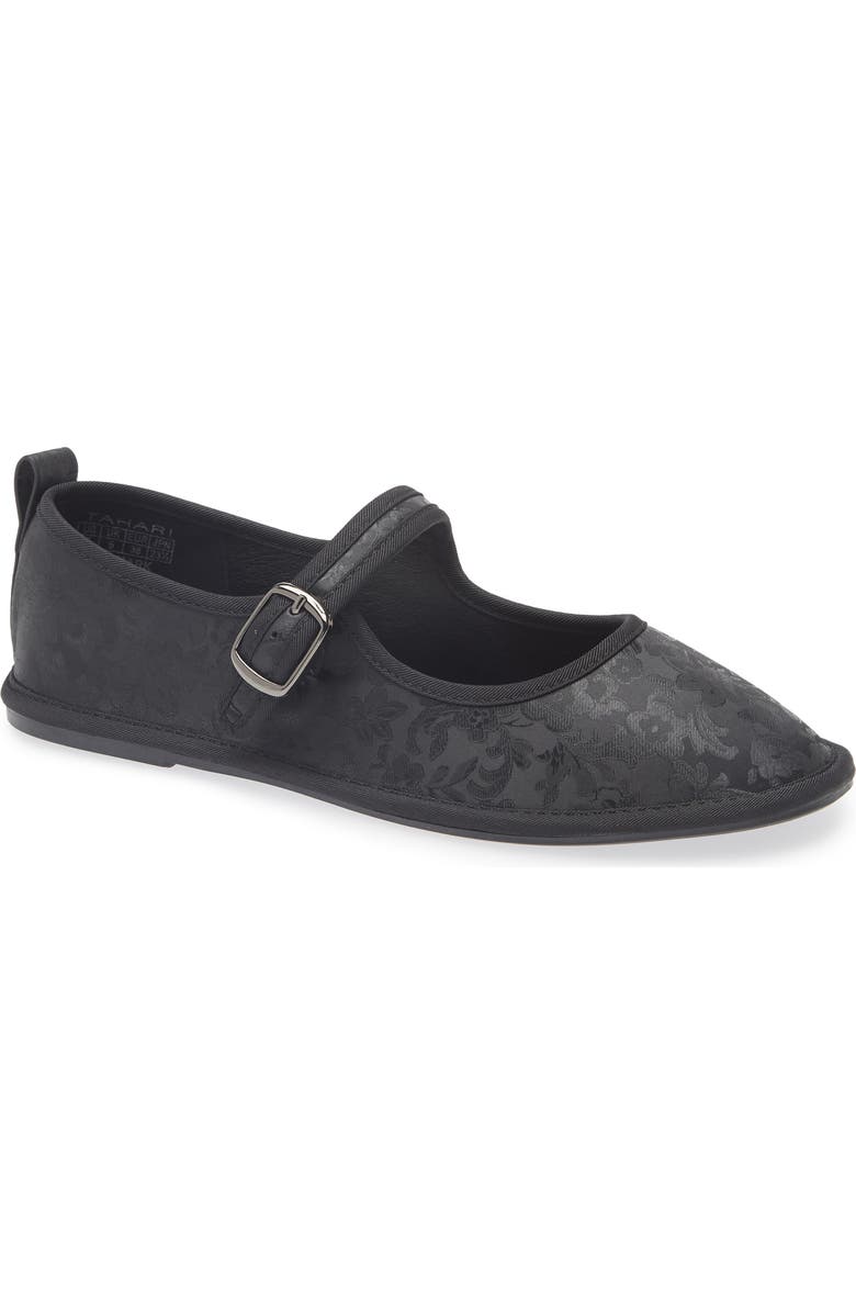 Tahari Jacquard Satin Mary Jane Flat, Main, color,