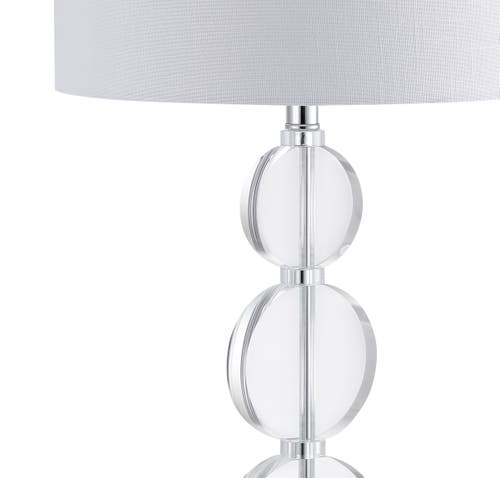 Jonathan Y Paisley 29.5" Crystal Led Table Lamp, Clear In Clear