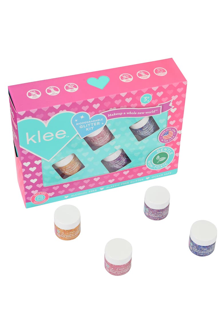 Mermaid Party - Kids' Bio-Glitter Gel Set, Main, color, Multi