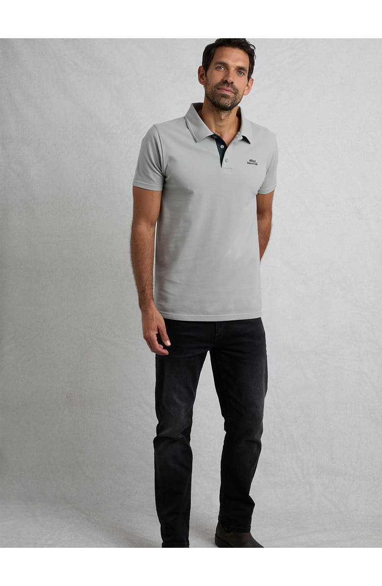 Weird Fish Miles Pique Polo, Alternate, color, Limestone